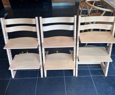 stokke tripp trapp high chair x3 (120 each)