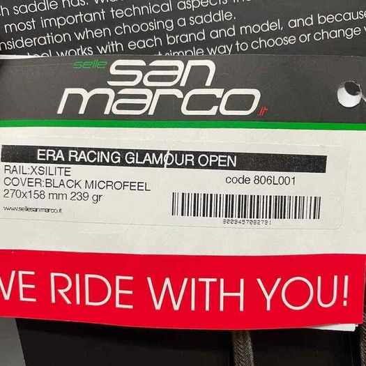 Ladies' Racing Bicycle Saddle