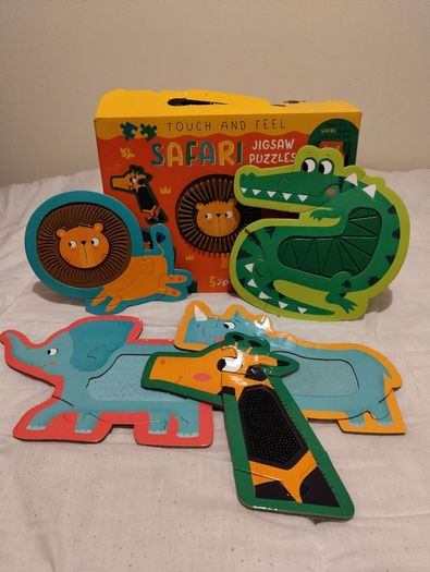 Touch And Feel Safari Jigsaw Puzzles