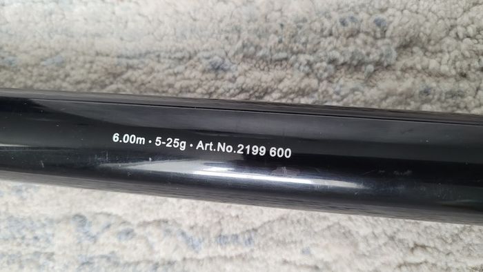 DAM Backbone(Germany) telescopic float rod, 6 meters long, in excellent condition.