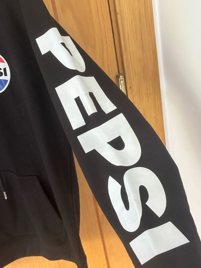 Black Pepsi Logo Hoodie M