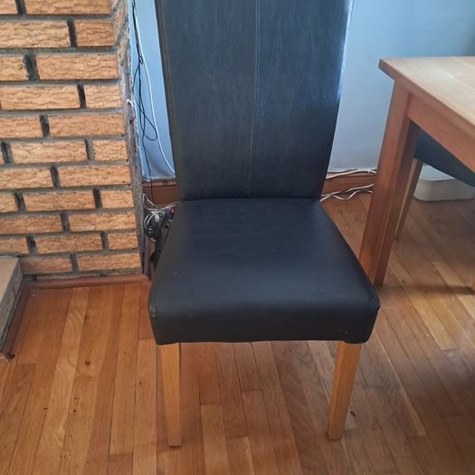 Dining table and chairs