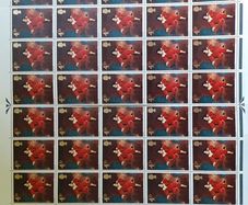 Sheets of Vintage UK Postage Stamps
