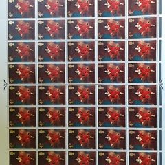 Sheets of Vintage UK Postage Stamps