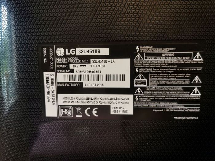 33" Lg Tv