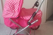 Baby doll stroller pram