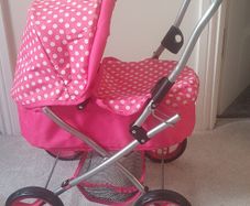 Baby doll stroller pram