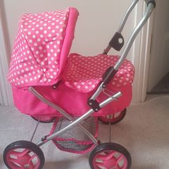 Baby doll stroller pram