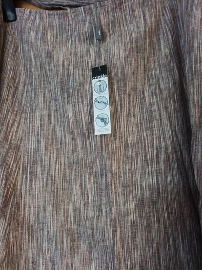 Per Una  Crinkle Linen/ Cotton  Mix Skirt. S.16. B.N.W.T