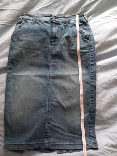 Sisley denim pencil skirt