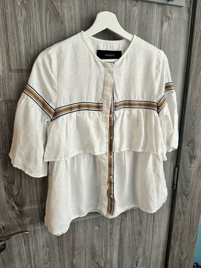 Zara Blouse - Medium - 100% Linen