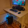 IKEA Skarsta Sit/Stand Desk & Adjustable Stool Image 2