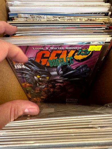 Image & Top Cow Long Comic Box w 320 comics for Sale