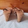 Ugg natassia wedge sandles Size 4 eu 37 tan in new condition Image 8