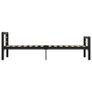 Bed Frame Black and White Metal 90x200 cm Image 3