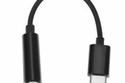 USB-C Type C To 3.5mm Audio Aux Headphone Jack Cable Adapter BLACK
