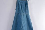 Shein Soft Denim Cami Fit &amp; Flare Dress