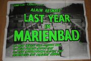 Alan Resnai's Last Year in Marienbad Vintage Quad Film Poster 1961