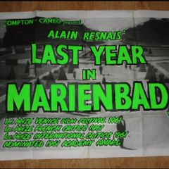 Alan Resnai's Last Year in Marienbad Vintage Quad Film Poster 1961