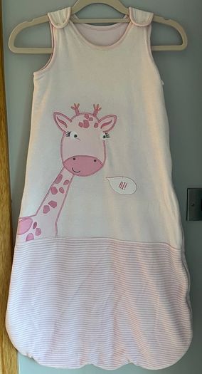 Dunnes Stores Pink Baby 2.5 tog Sleep Bag 18-24 months EUC