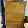 Vintage MCM Secretaire drop down Desk Image 2