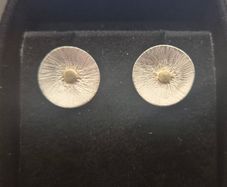 Sterling Silver & Gold Earrings