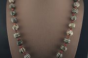 Antique Burmese Pumtek Pyu Carnelian Agate Beads Ethnic Necklace