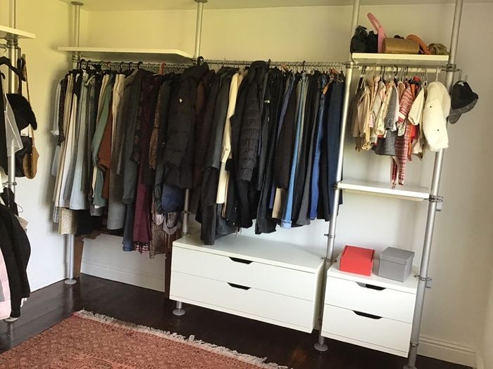 IKEA Stolmem modular shelving system/storage/clothes rail