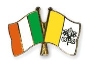 Ireland Vatican City flag pin