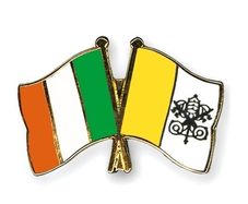 Ireland Vatican City flag pin