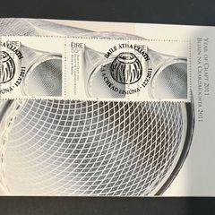 2011 Ireland Year of Craft in Ireland Prestige Stamp Booklet with Dublin First Day of Issue Pictorial Cancel
