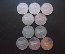 Irish One Pounds at your choice in the range (1990-2000)