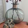 Vintage 1970s hand-finished ceramic frog sponge scrubby holder, signed GJ, maker unknown. Image 4
