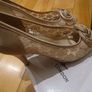 Pale Gold Heels Image 2