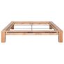 Bed Frame Solid Oak Wood 140X200 cm Image 3