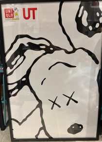 Kaws Snoopy Peanuts Uniqlo Poster