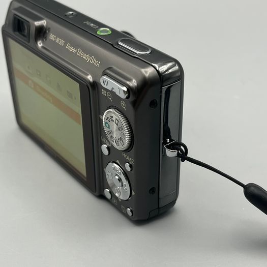Sony DSC-W300 13.6MP Digital Camera Titanium - Full Kit