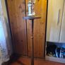 Vintage Tall Figurine of a Lady with a Flower Basket. Image 4