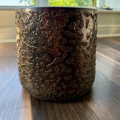 Bronze / Gold Ceramic Plant Pot