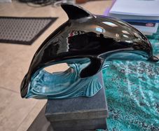 Poole pottery large Dolphin