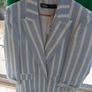 stunning ,striped, long line, zara blazer. Image 4