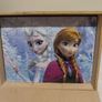 Disney Frozen Wooden Puzzles x 3 in Wood Storage Tray Image 3