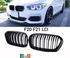 BMW 1 Series F20 F21 LCI 120i 2015 2017 Double Slat Replacement Racing Grills