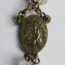 Antique Clear Crystal Rosary,  Leather Pouch Image 6