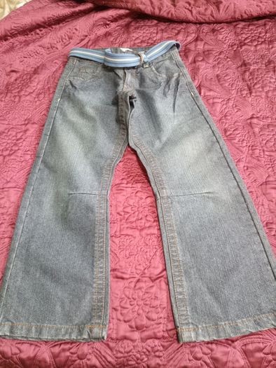 Boys jeans with belt  7-8 yrs
