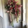 New bespoke XXL autumnal mulberry cascading wreath Image 2
