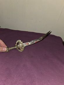 Vintage ornate letter opener