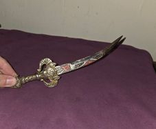 Vintage ornate letter opener