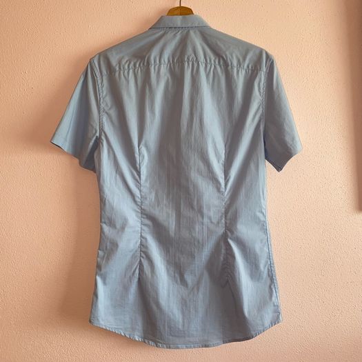 Jack Wills Skinny Stretch Fit Short Sleeve Shirt Size S LIKE NEW