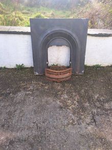 cast iron fireplace insert